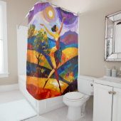 Girl Power 001 Duschvorhang (Beispiel)