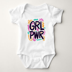 Girl-Power Baby Strampler