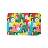 Girl-Power Badematte (Vorderseite)