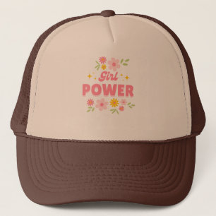 Girl Power Bläschen - Weibliche Stärke & Konfid Truckerkappe