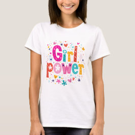Girl Power Blume T-Shirt