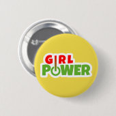 Girl-Power Button (Vorne & Hinten)