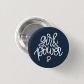 "Girl Power" Button (Vorne & Hinten)