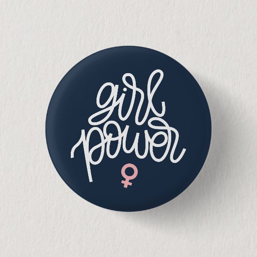 "Girl Power" Button (Vorderseite)