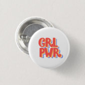 Girl Power Button (Vorne & Hinten)