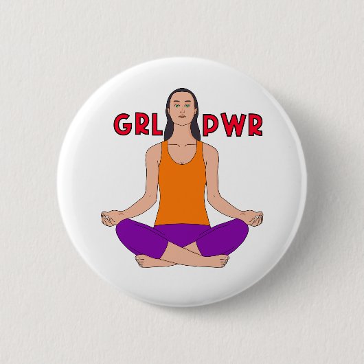 Girl-Power Button (Vorderseite)