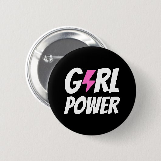 Girl-Power Button (Vorne & Hinten)