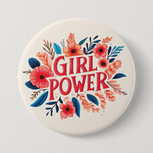 Girl-Power Button (Vorderseite)