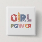 Girl-Power Button (Vorderseite)