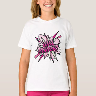 GIRL POWER Comic Pop Kunst, Dichtung und Musik T-Shirt