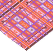 Girl-Power-Curvise karierte Wiederholmuster Tablec Tischdecke (Schrägansicht)