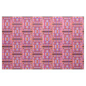 Girl Power Curvy Karierte Abstrakte Folkloregewebe Stoff (Fat Quarter (45,7 x 55,9 cm))