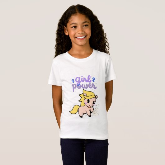 Girl Power cute T-Shirt (Vorne ganz)