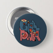 Girl Power Dark Version Button (Vorne & Hinten)