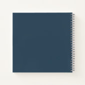 Girl Power Dark Version Notebook Notizblock (Rückseite)