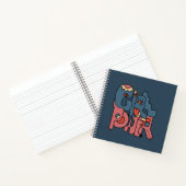 Girl Power Dark Version Notebook Notizblock (Innenseite)