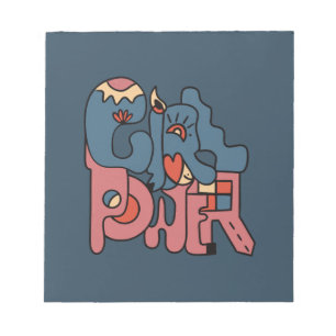 Girl Power Dark Version Notizblock