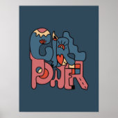 Girl Power Dark Version Poster (Vorne)