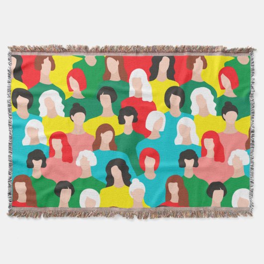 Girl-Power Decke (Vorderseite)