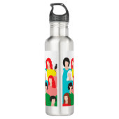 Girl-Power Edelstahlflasche (Rückseite)