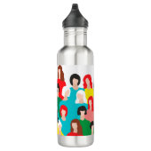 Girl-Power Edelstahlflasche (Rechts)