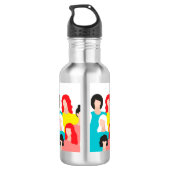 Girl-Power Edelstahlflasche (Rückseite)