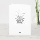 Girl Power Erfolgskarte Karte (Rückseite)