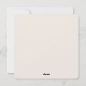 Girl-Power Feiertagskarte (Rückseite)