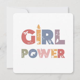 Girl-Power Feiertagskarte