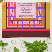 Girl Power Female Erfolg Küchentuch (Gefaltet)