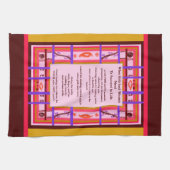 Girl Power Female Erfolg Küchentuch (Horizontal)