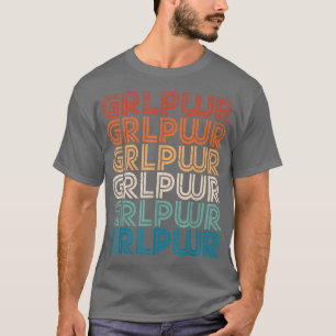 Girl Power Feminismus Slogan Retro Vintage Feminis T-Shirt