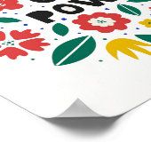 Girl Power Feminist Equality Poster (Ecke)