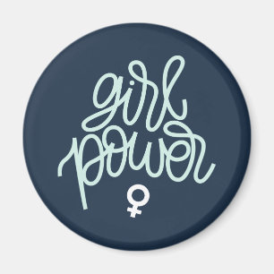 Girl Power" Feminist Magnet