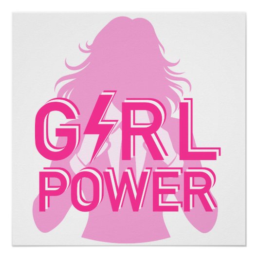 Girl Power" Feminist Poster (Vorderseite)