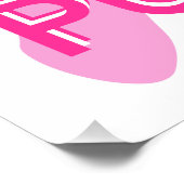 Girl Power" Feminist Poster (Ecke)