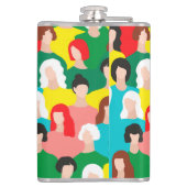 Girl-Power Flachmann (Rückseite)