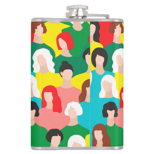 Girl-Power Flachmann (Rückseite)