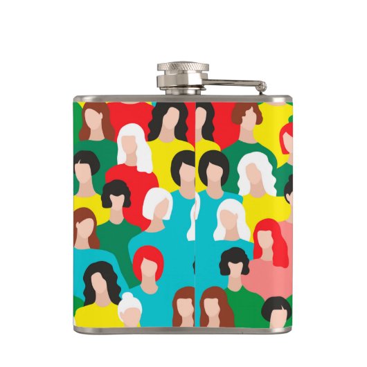 Girl-Power Flachmann (Rückseite)