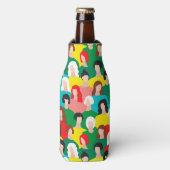 Girl-Power Flaschenkühler (Flaschenvorderseite)