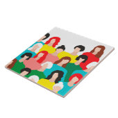 Girl-Power Fliese (Seite)
