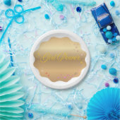 Girl-Power-Form Pappteller (Party)