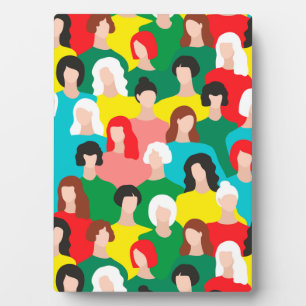 Girl-Power Fotoplatte