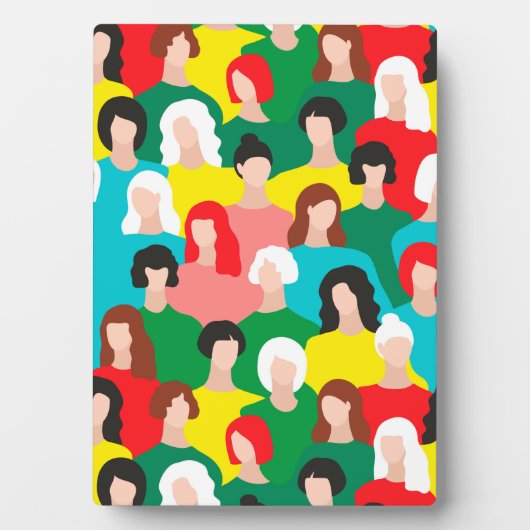 Girl-Power Fotoplatte (Vorderseite)