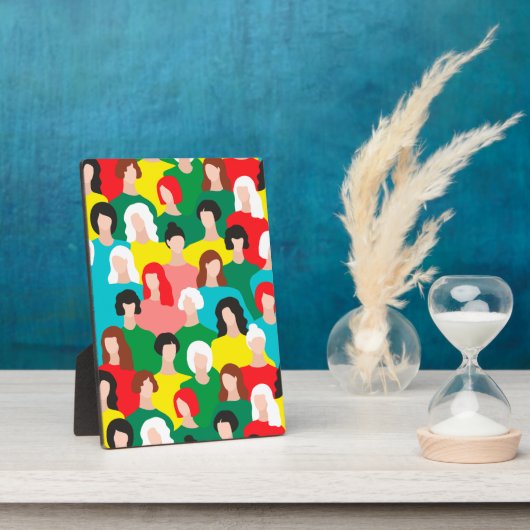 Girl-Power Fotoplatte (Seite)