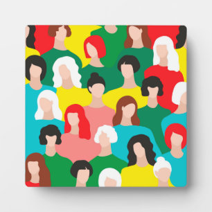 Girl-Power Fotoplatte