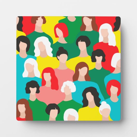 Girl-Power Fotoplatte (Vorderseite)