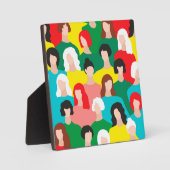 Girl-Power Fotoplatte (Vorderseite)