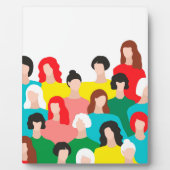 Girl-Power Fotoplatte (Vorderseite)