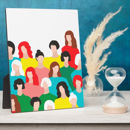 Girl-Power Fotoplatte (Seite)